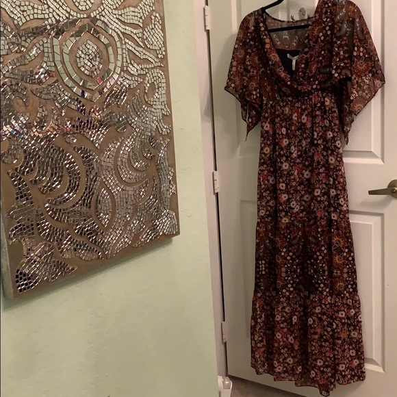 BCBGeneration Dresses & Skirts - BCBG dark floral maxi dress BCBGeneration Dresses & Skirts - BCBG dark floral maxi dress